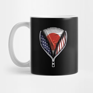 Japanese Flag  Japan Flag American Flag Zip Down - Gift for Japanese From Japan Mug